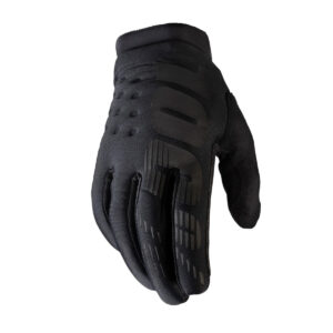 100% Brisker Cold Weather Youth Glove Black/ Grey