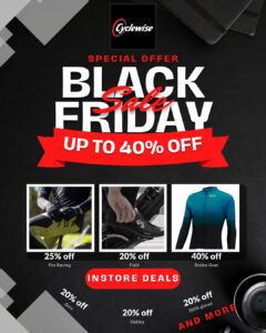 Sale on cycling clothing, accessories and helmets